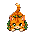 Cat pounce first frame